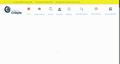 Desktop Screenshot of colegiocriacao.com.br